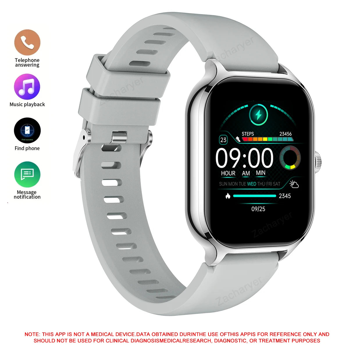 2025 Smart Watch, Wireless Dialing, Multiple Sport Modes, Various App Notifications, iPhone/Android