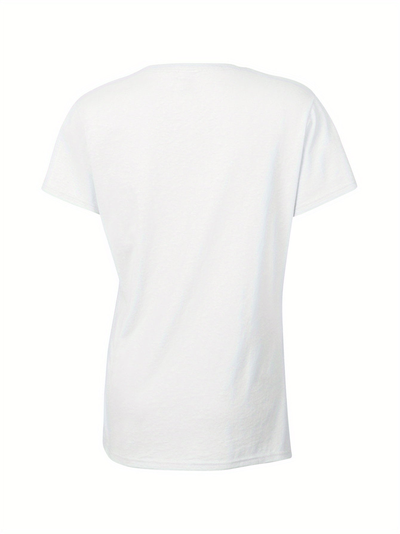 Women's Paw Print Dog Lover T-Shirt - 'Dogs Make Everything Better' Pure, Comfort Fit, Short Sleeve, Round Neck