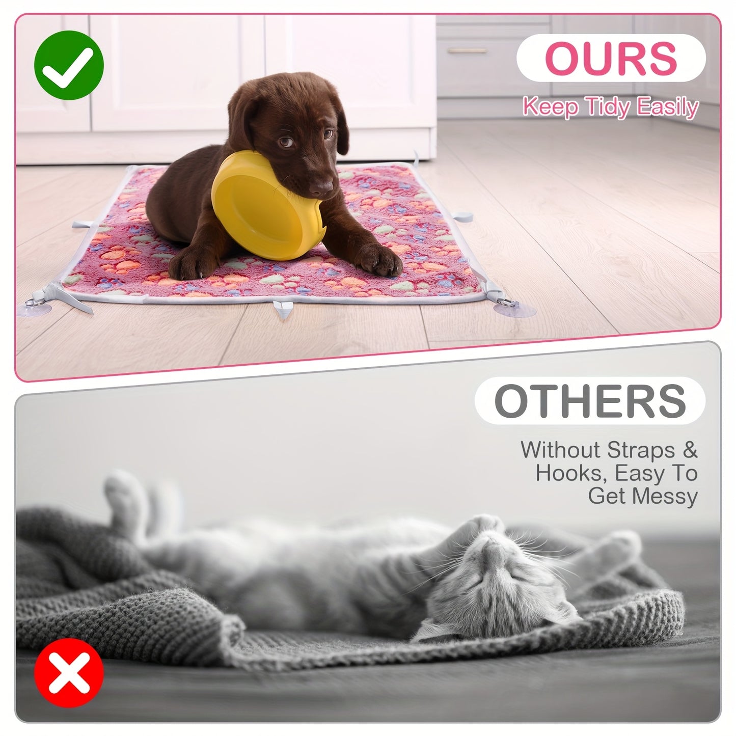 4 Pack Mother'S Day Gift Washable Pee Pads With Belt For Pet Crate 18'' X 24 Reusable Puppy Pads Pet Training Pads Puppy Potty Pads Absorbent Whelping Dog Bed Pad Mat For Playpen Crate